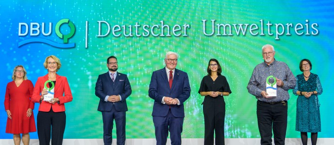 Festakt Deutscher Umweltpreis 2021 - Fotograf: Peter Himsel Veranstaltung &bdquo;Deutscher Umweltpreis der DBU&ldquo;