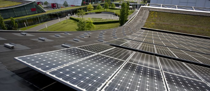 Photovoltaic systems on the exhibition grounds